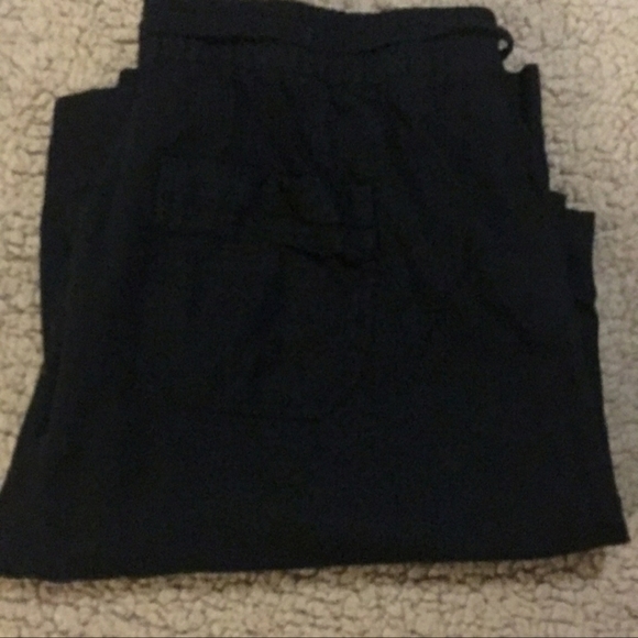 🎀 Maurices Black Wide Leg Linen Palazzo Pants EUC - Picture 8 of 12